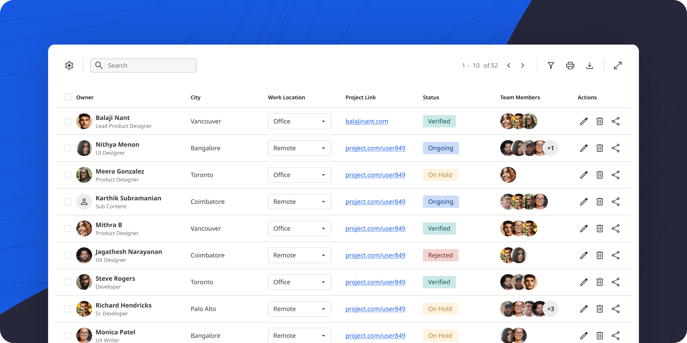 Data Table Component Thumbnail