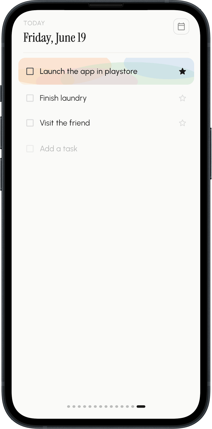 Kuri today page mockup